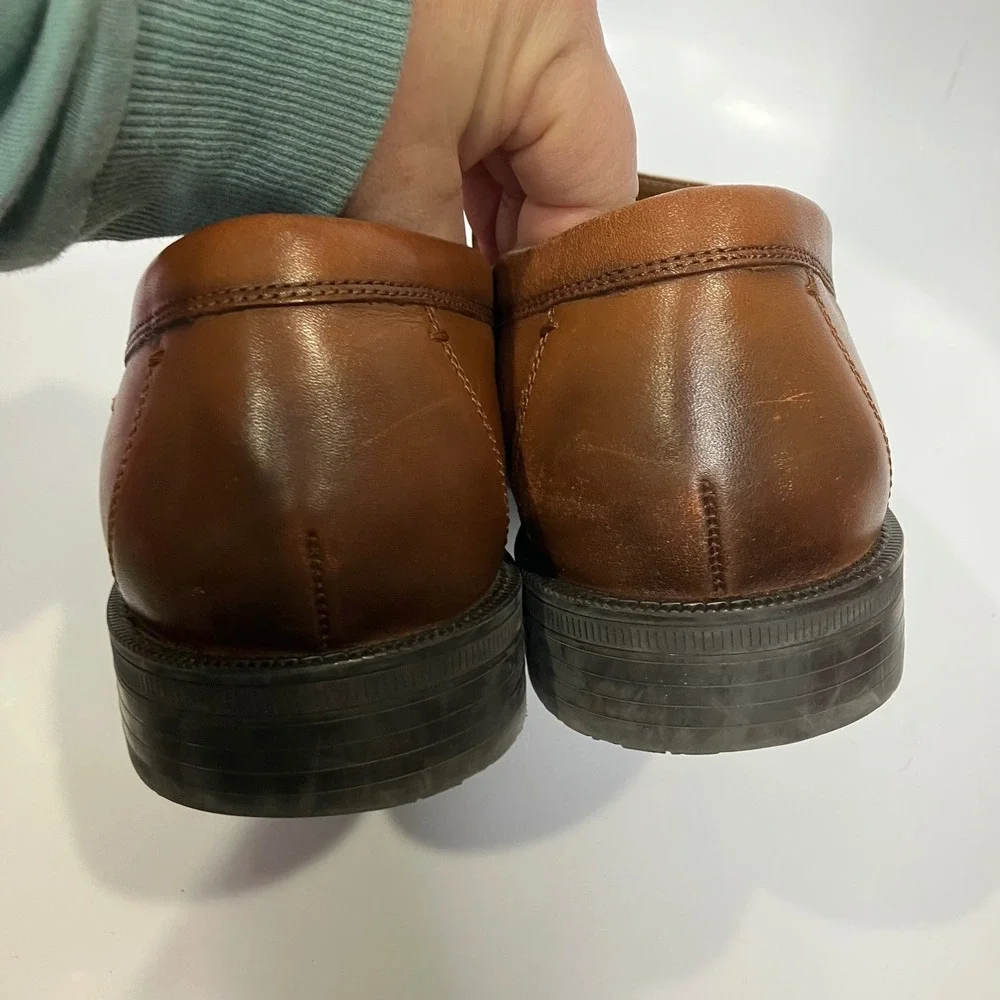 Cole Haan Hawthorne Penny‎ loafers cognac leather men's size 11 professional